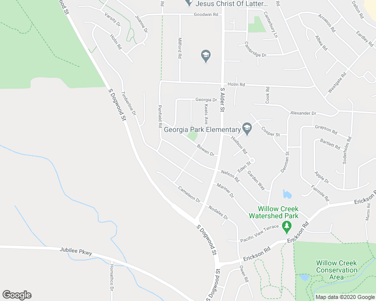 map of restaurants, bars, coffee shops, grocery stores, and more near 738 Nelson Road in Campbell River