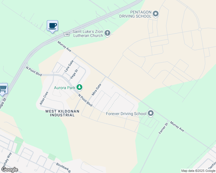 map of restaurants, bars, coffee shops, grocery stores, and more near 839 Murray Ave in Winnipeg