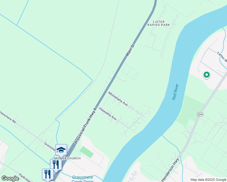 map of restaurants, bars, coffee shops, grocery stores, and more near 335 Minnehaha Avenue in West Saint Paul