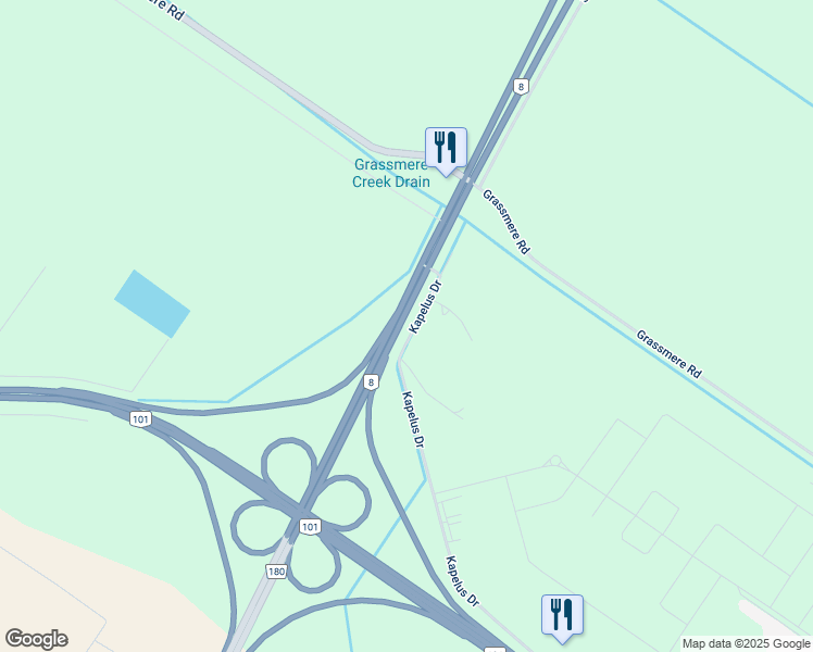 map of restaurants, bars, coffee shops, grocery stores, and more near 853 Kapelus Drive in West Saint Paul