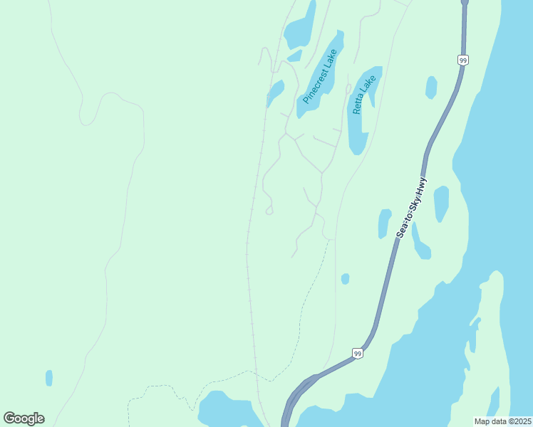 map of restaurants, bars, coffee shops, grocery stores, and more near 4 Ridge Drive in Whistler