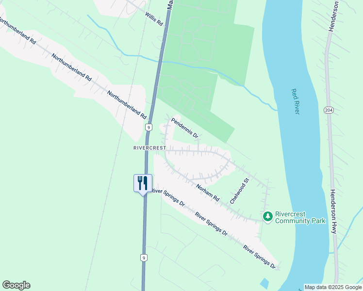 map of restaurants, bars, coffee shops, grocery stores, and more near 26 Allenford Drive in West Saint Paul