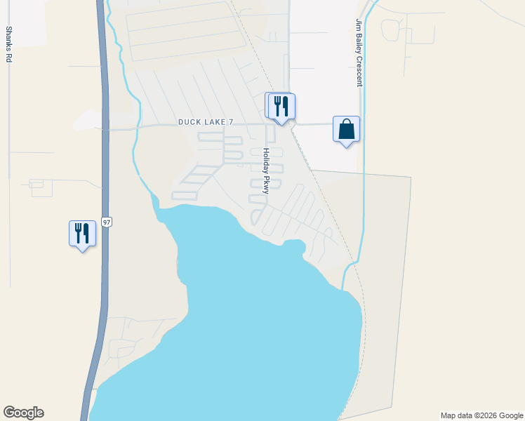 map of restaurants, bars, coffee shops, grocery stores, and more near Paradise Place in Kelowna