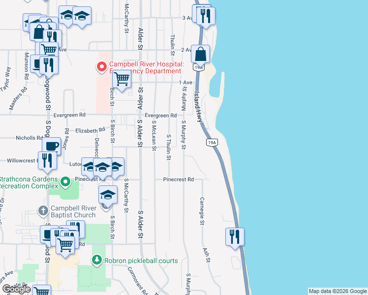 100 South Murphy Street, Campbell River BC Walk Score