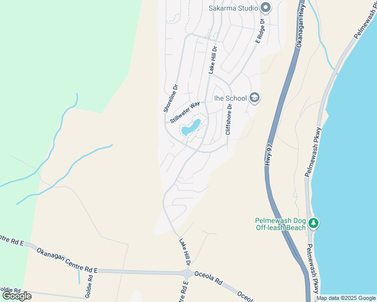 map of restaurants, bars, coffee shops, grocery stores, and more near 12673 Driftwood Court in Lake Country