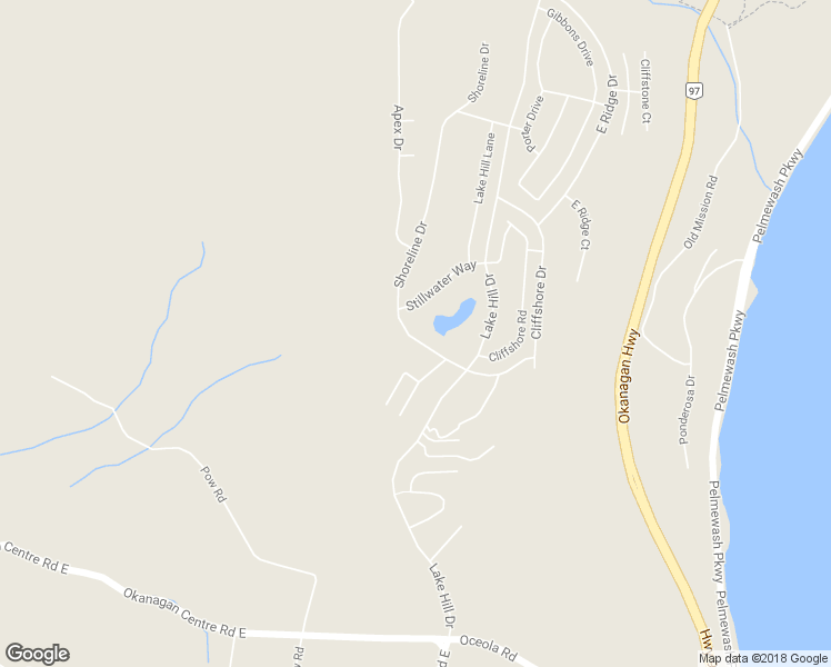 map of restaurants, bars, coffee shops, grocery stores, and more near 2551 Shoreline Drive in Lake Country