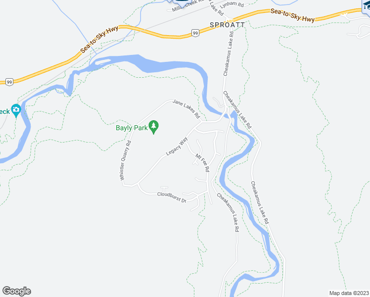 map of restaurants, bars, coffee shops, grocery stores, and more near 1205 Mount Fee Road in Whistler