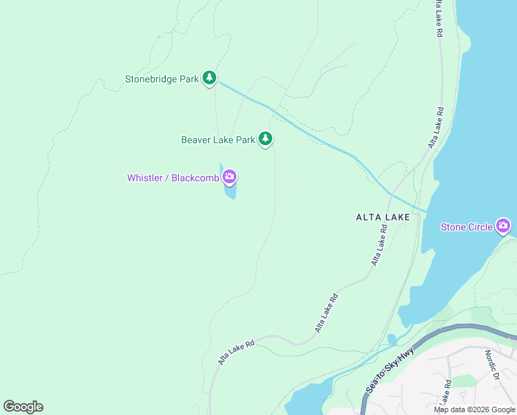 map of restaurants, bars, coffee shops, grocery stores, and more near 5428 Stonebridge Drive in Whistler