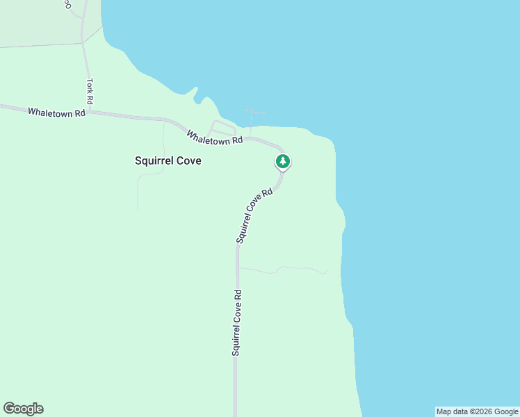 map of restaurants, bars, coffee shops, grocery stores, and more near 1572 Squirrel Cove Road in Squirrel Cove