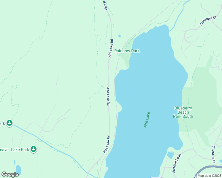 map of restaurants, bars, coffee shops, grocery stores, and more near 5714 Alta Lake Road in Whistler