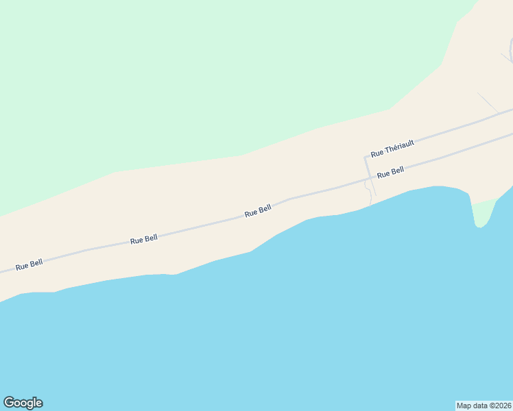 map of restaurants, bars, coffee shops, grocery stores, and more near Rue Bell in Sept-Îles