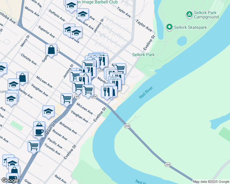 383 Eveline Street, Selkirk MB Walk Score