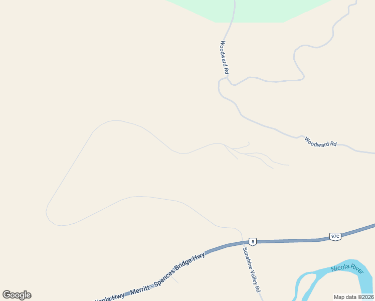 map of restaurants, bars, coffee shops, grocery stores, and more near 1760 Miller Road in Lower Nicola