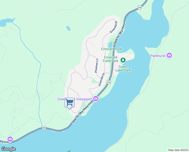map of restaurants, bars, coffee shops, grocery stores, and more near 9218 Pinetree Lane in Whistler