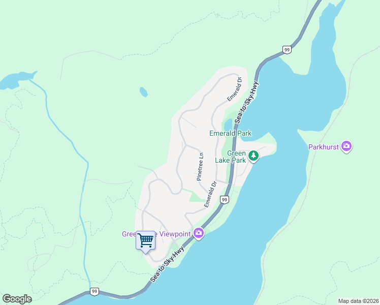 map of restaurants, bars, coffee shops, grocery stores, and more near 9270 Pinetree Lane in Whistler