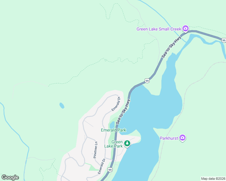 map of restaurants, bars, coffee shops, grocery stores, and more near 9331 Emerald Drive in Whistler