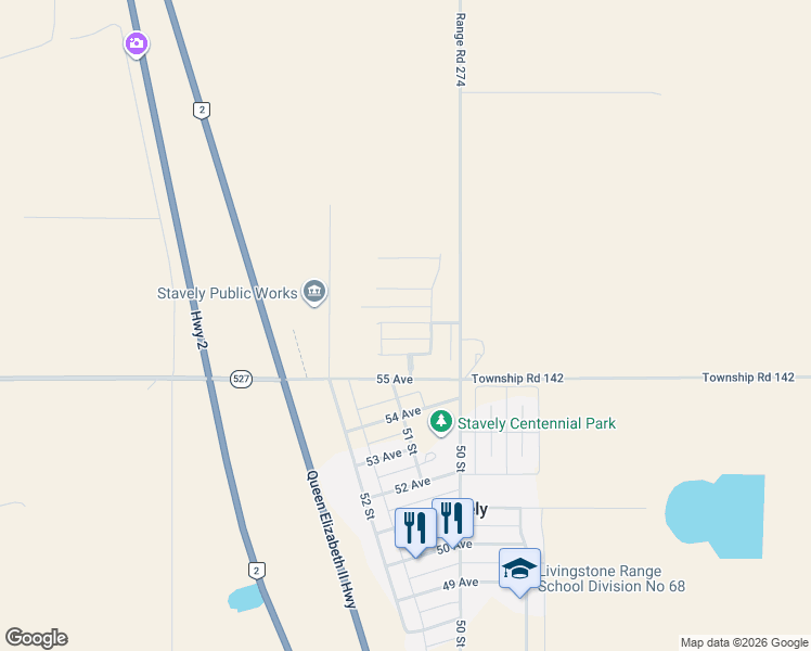 map of restaurants, bars, coffee shops, grocery stores, and more near 325 Butte Place in Stavely