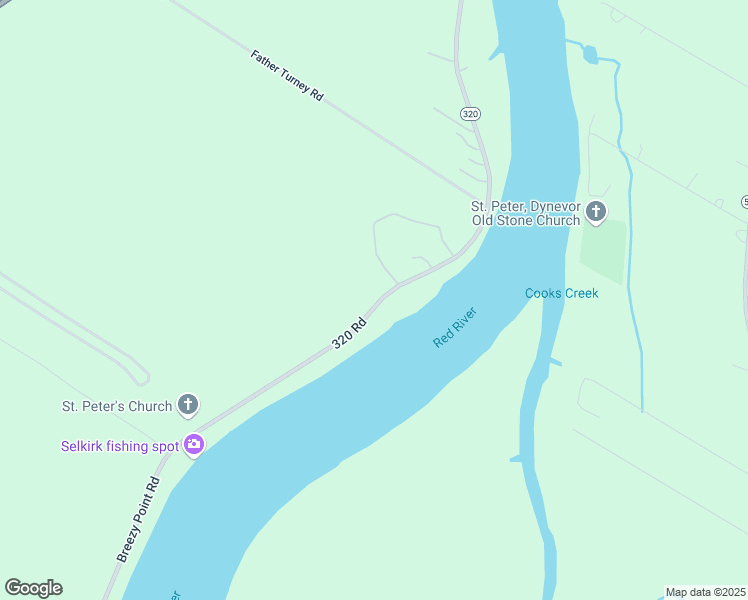 map of restaurants, bars, coffee shops, grocery stores, and more near 1133 Breezy Point Road in Clandeboye