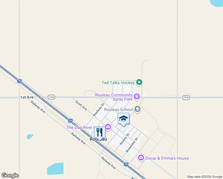 map of restaurants, bars, coffee shops, grocery stores, and more near 507 1st Avenue in Wilcox