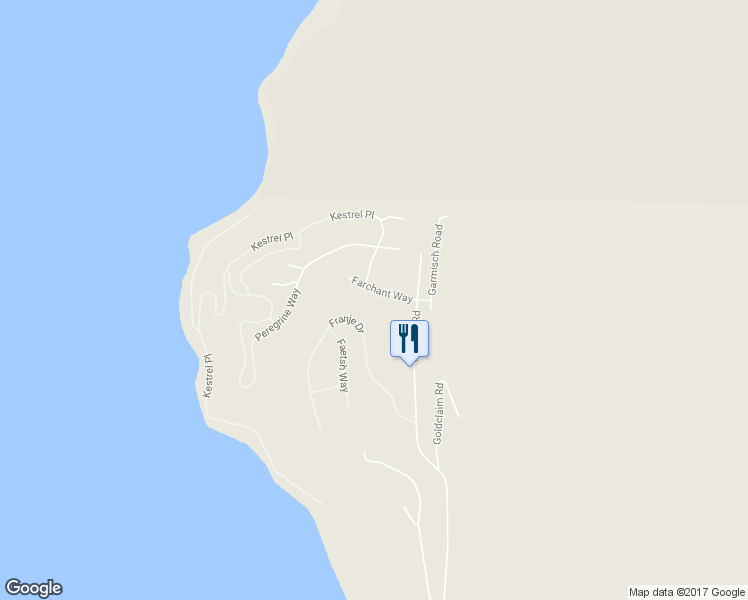 map of restaurants, bars, coffee shops, grocery stores, and more near 30 Farchant Way in Vernon