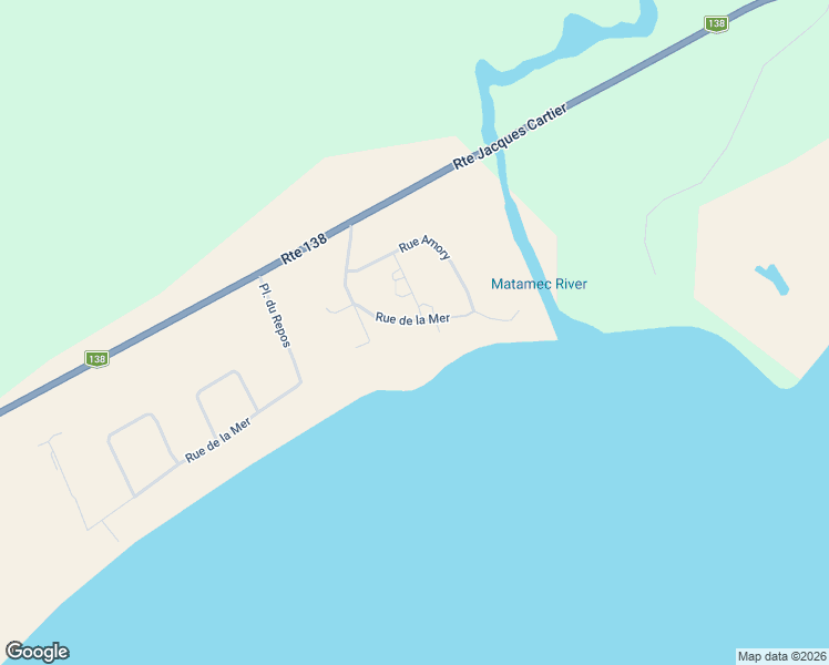 map of restaurants, bars, coffee shops, grocery stores, and more near 1070 Rue de la Mer in Sept-Îles