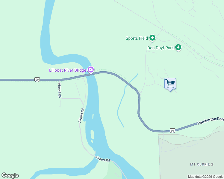 map of restaurants, bars, coffee shops, grocery stores, and more near Highway 99 in Pemberton
