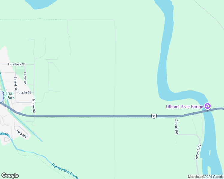 map of restaurants, bars, coffee shops, grocery stores, and more near 7395 Clover Road in Pemberton