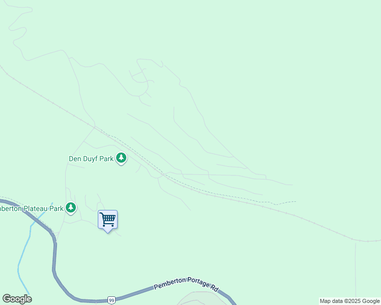 map of restaurants, bars, coffee shops, grocery stores, and more near 7666 Cerulean Drive in Pemberton
