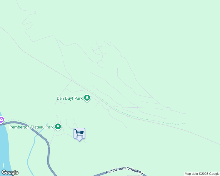 map of restaurants, bars, coffee shops, grocery stores, and more near 7679 Cerulean Drive in Pemberton