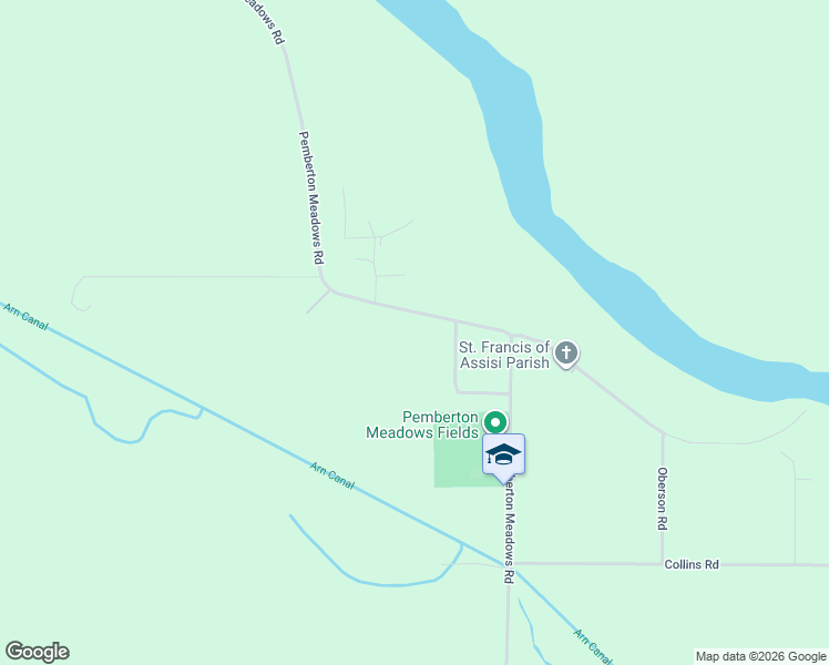 map of restaurants, bars, coffee shops, grocery stores, and more near 7605 Pemberton Meadows Road in Pemberton