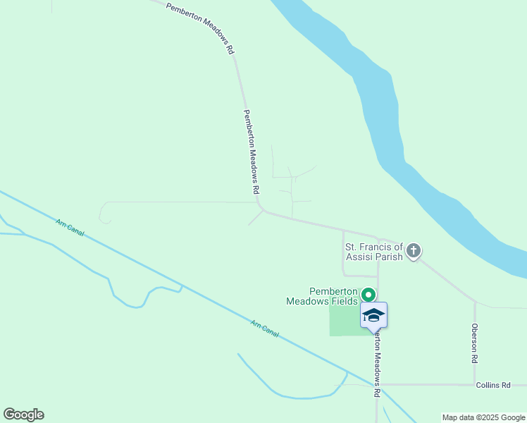 map of restaurants, bars, coffee shops, grocery stores, and more near 7611 Pemberton Meadows Road in Pemberton
