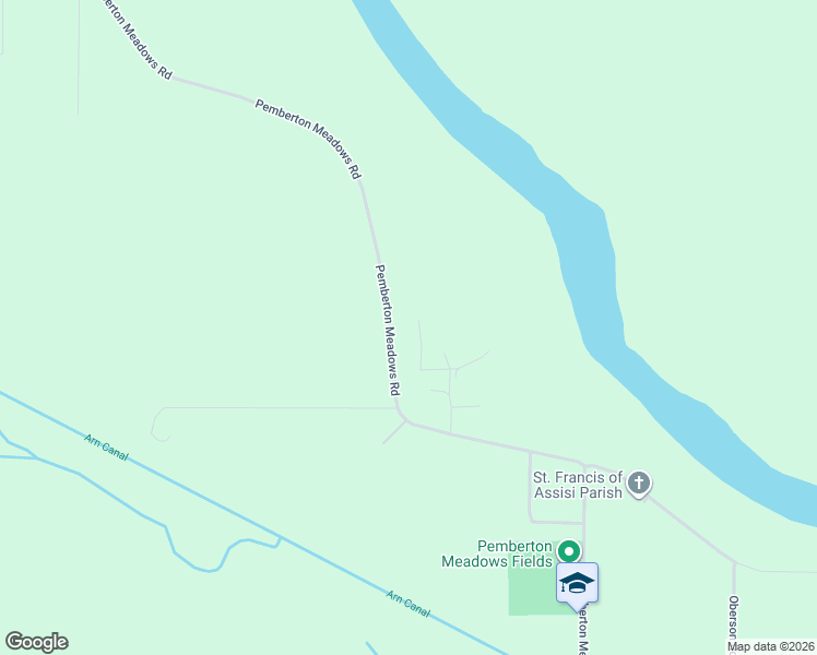 map of restaurants, bars, coffee shops, grocery stores, and more near 7636 Pemberton Meadows Road in Squamish-Lillooet
