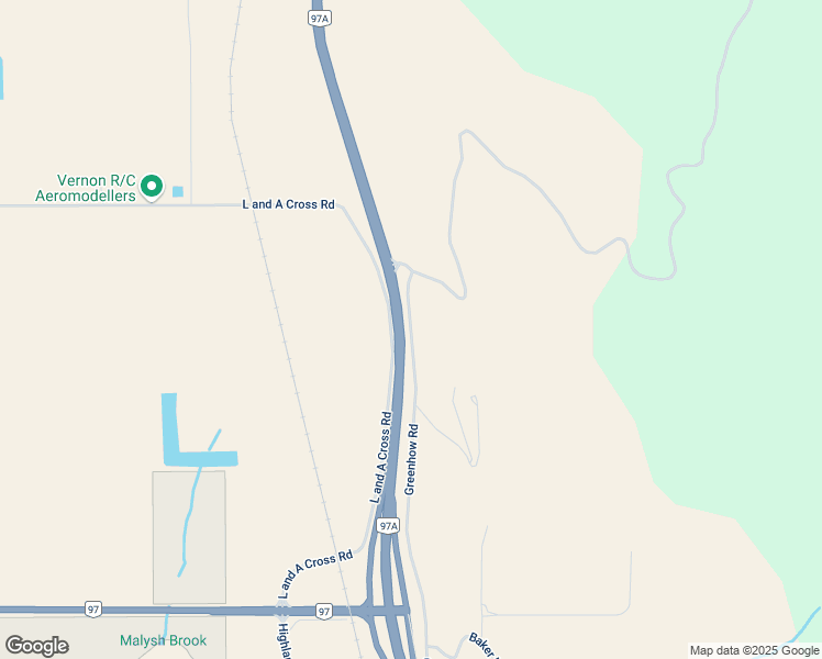 map of restaurants, bars, coffee shops, grocery stores, and more near Greenhow Road in Armstrong