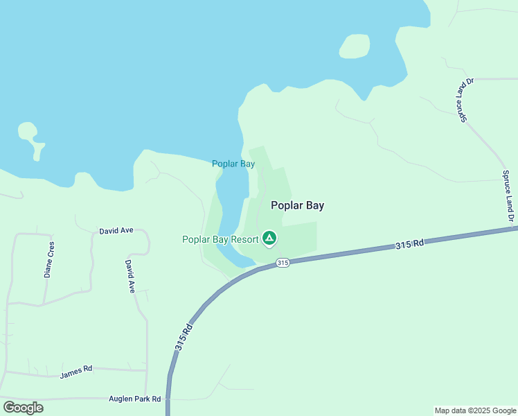 map of restaurants, bars, coffee shops, grocery stores, and more near Poplar Bay Road in Oakbank