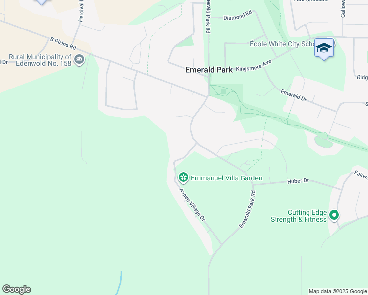 map of restaurants, bars, coffee shops, grocery stores, and more near 310 Emerald Park Road in Emerald Park