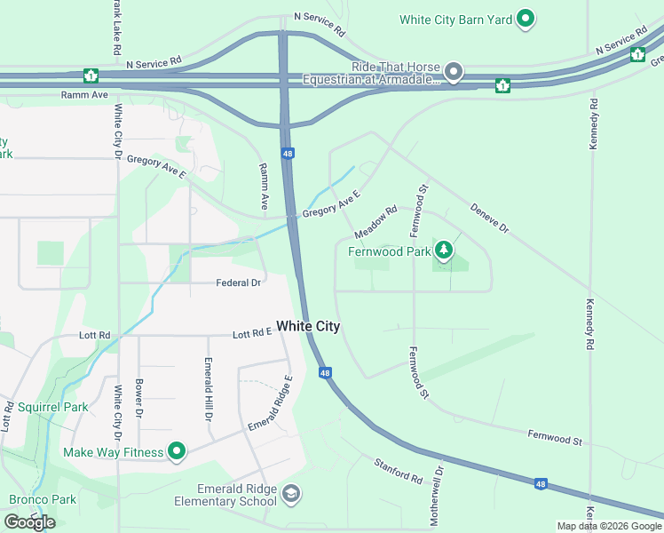 map of restaurants, bars, coffee shops, grocery stores, and more near 22 Meadow Road in White City