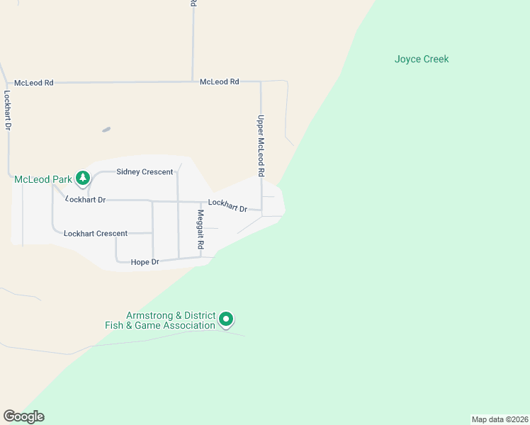 map of restaurants, bars, coffee shops, grocery stores, and more near 3301 Upper McLeod Road in Armstrong