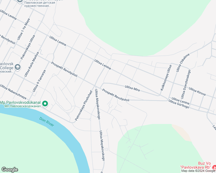 map of restaurants, bars, coffee shops, grocery stores, and more near in Pavlovsky District