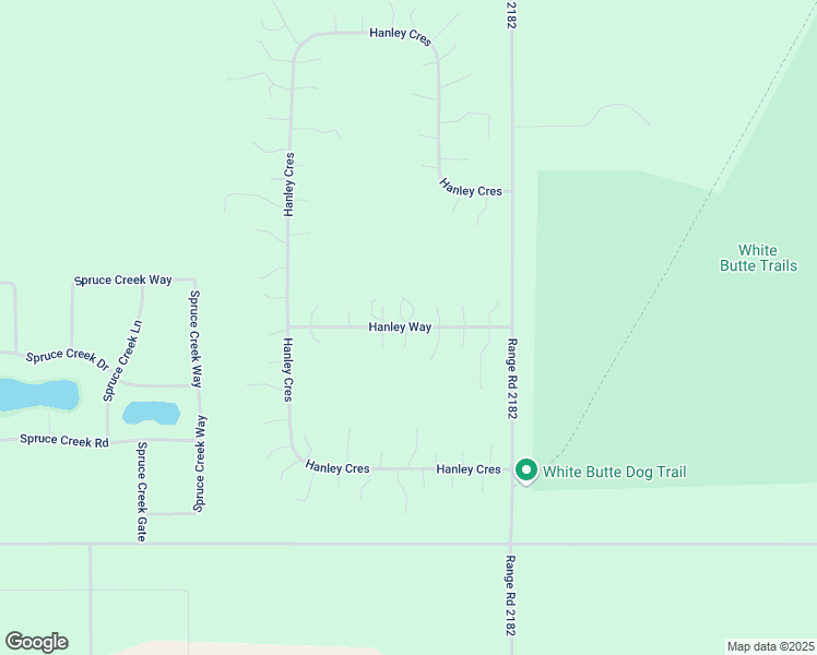 map of restaurants, bars, coffee shops, grocery stores, and more near Hanley Way in Edenwold No. 158