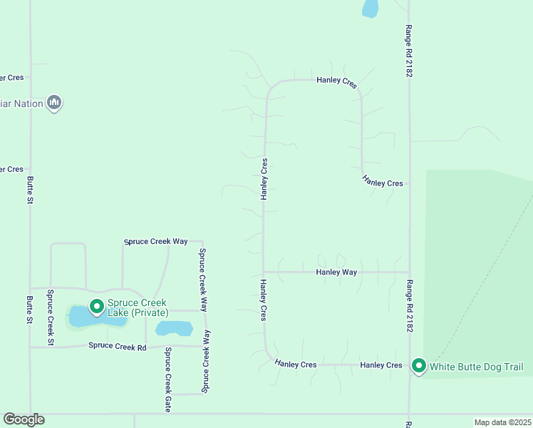 map of restaurants, bars, coffee shops, grocery stores, and more near 340 Hanley Crescent in Pilot Butte