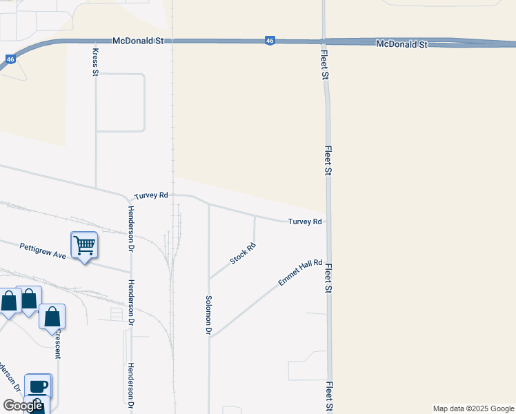 map of restaurants, bars, coffee shops, grocery stores, and more near 2102 Turvey Road in Regina
