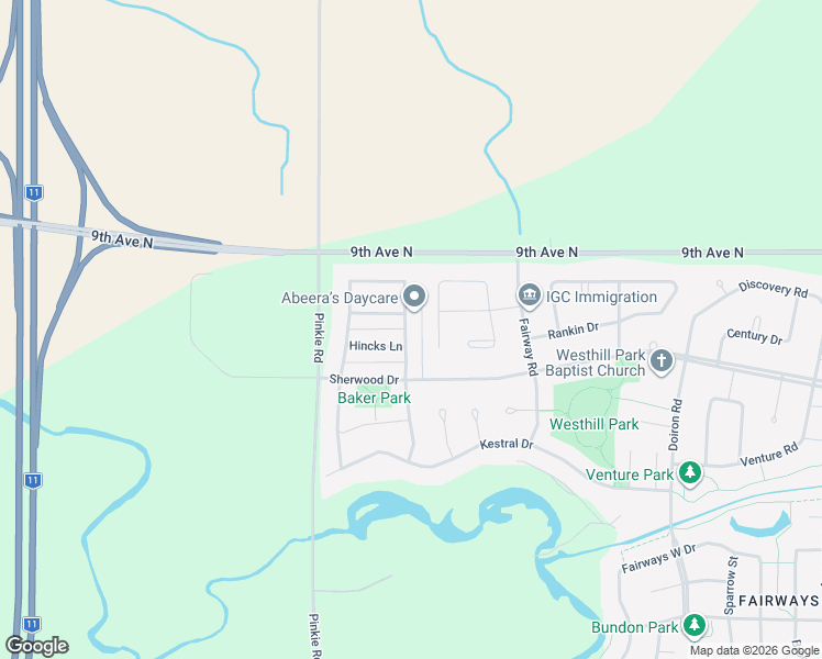 map of restaurants, bars, coffee shops, grocery stores, and more near 8746 Herman Crescent in Regina
