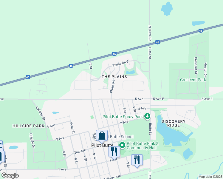 7 Plains Road, Pilot Butte SK Walk Score
