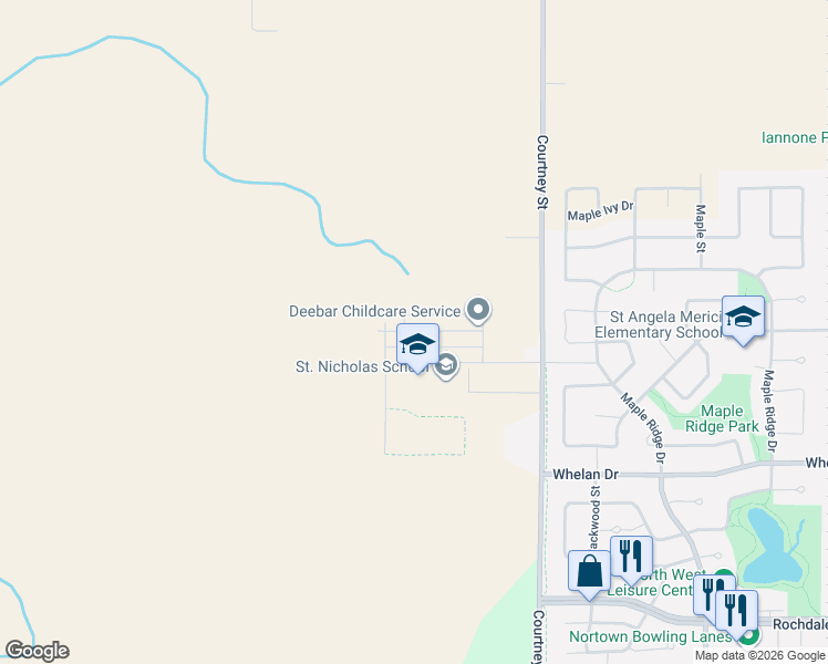 map of restaurants, bars, coffee shops, grocery stores, and more near 7732 Walsh Avenue in Regina