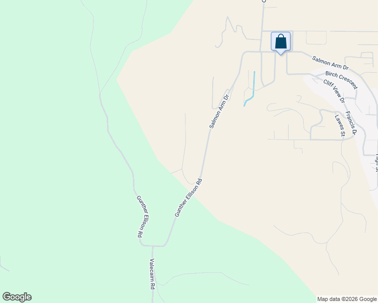map of restaurants, bars, coffee shops, grocery stores, and more near 107 Timberlane Road in Enderby