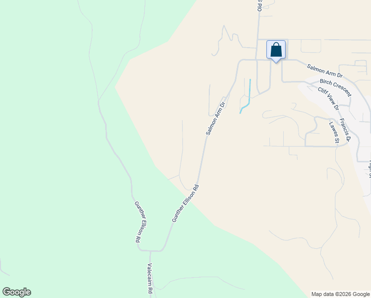 map of restaurants, bars, coffee shops, grocery stores, and more near 135 Timberlane Road in Enderby