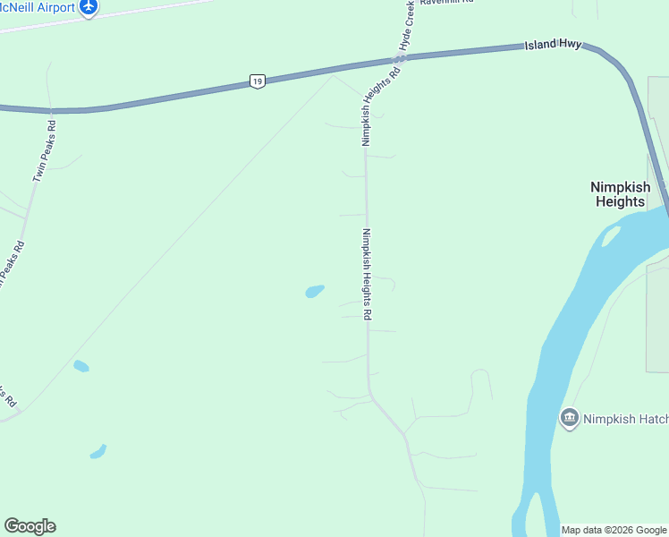 map of restaurants, bars, coffee shops, grocery stores, and more near 713-717 Nimpkish Heights Road in Mount Waddington