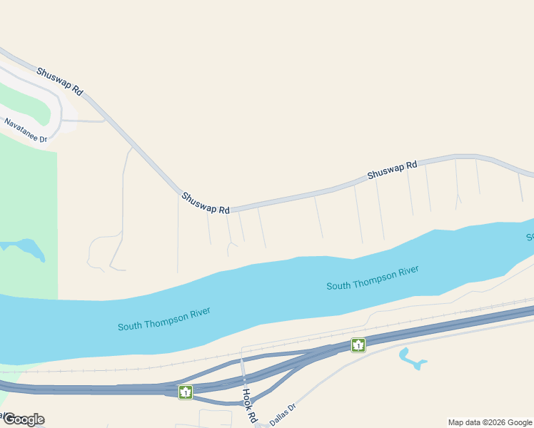 map of restaurants, bars, coffee shops, grocery stores, and more near 432 Pintail Road in Kamloops