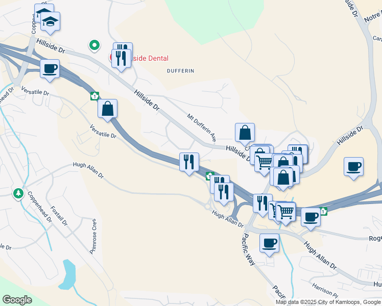 1513 Mount Dufferin Crescent, Kamloops BC Walk Score