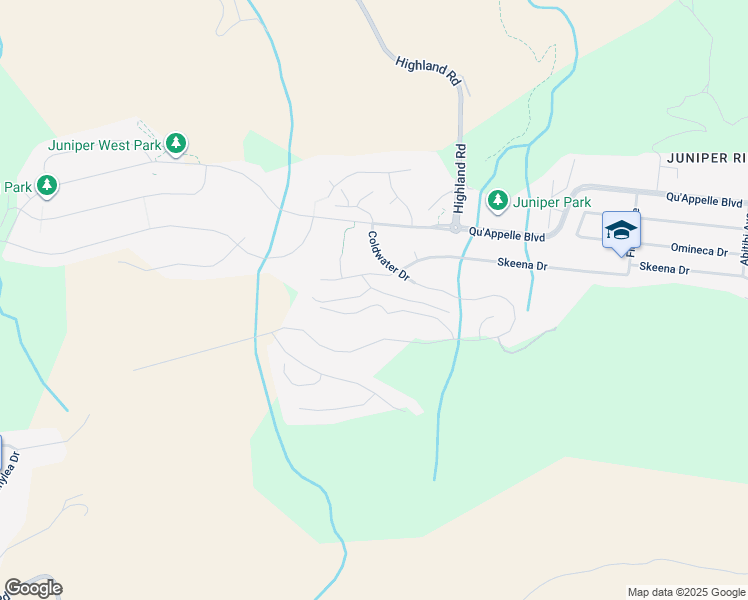 map of restaurants, bars, coffee shops, grocery stores, and more near 1939 Coldwater Drive in Kamloops